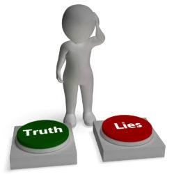 Telling lies