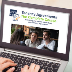 Tenancy Agreements -Complete Course - laptop